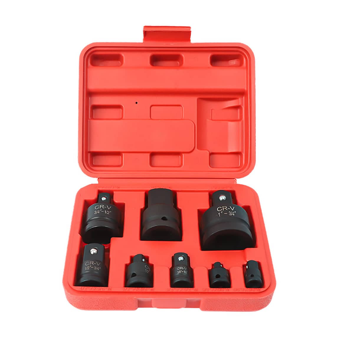 Socket Adapter and Reducer Set - 8 Piece, 1/4 to 1 in (0.64 to 2.54 cm) Drive - view 2