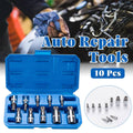 Socket Wrench Set 10 Piece Chrome Vanadium Auto Repair Tool Kit with Ratchet Driver