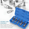 Socket Wrench Set 10 Piece Chrome Vanadium Auto Repair Tool Kit with Ratchet Driver - view 5