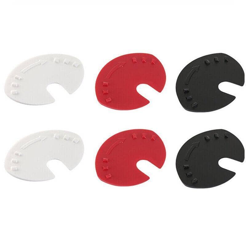 Soda Can Lid Cap Protector Snap Tops - Black, White and Red, Pack of 6 - view 2