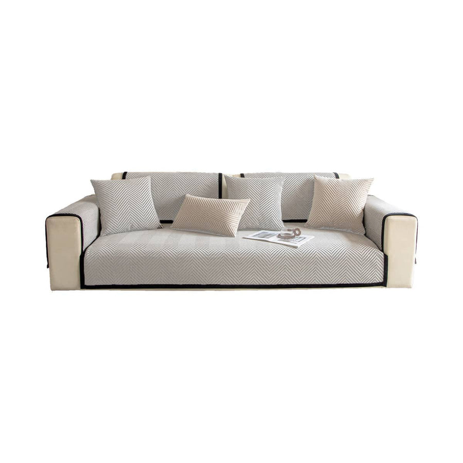 Sofa Cover Chenille Anti-Slip for Living Room Couch - 180 x 70 cm