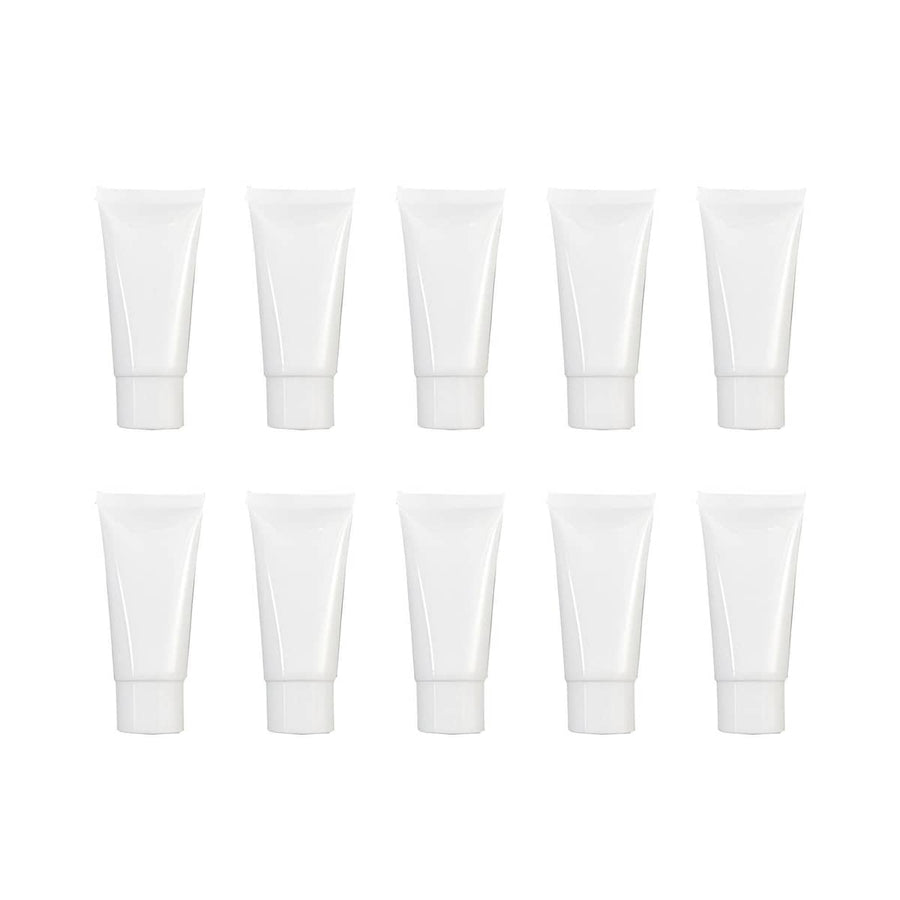 Soft Cosmetic Tubes for Face Wash and Lotion - 40 ml, Pack of 10