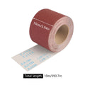 Soft Emery Cloth Roll 10 cm Wide Hand Tear Sanding and Polishing Sheet 10 m - view 3
