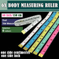 Soft Flat Sewing Tape Measure, 150 cm (60 Inches) - Pack of 6 - view 2