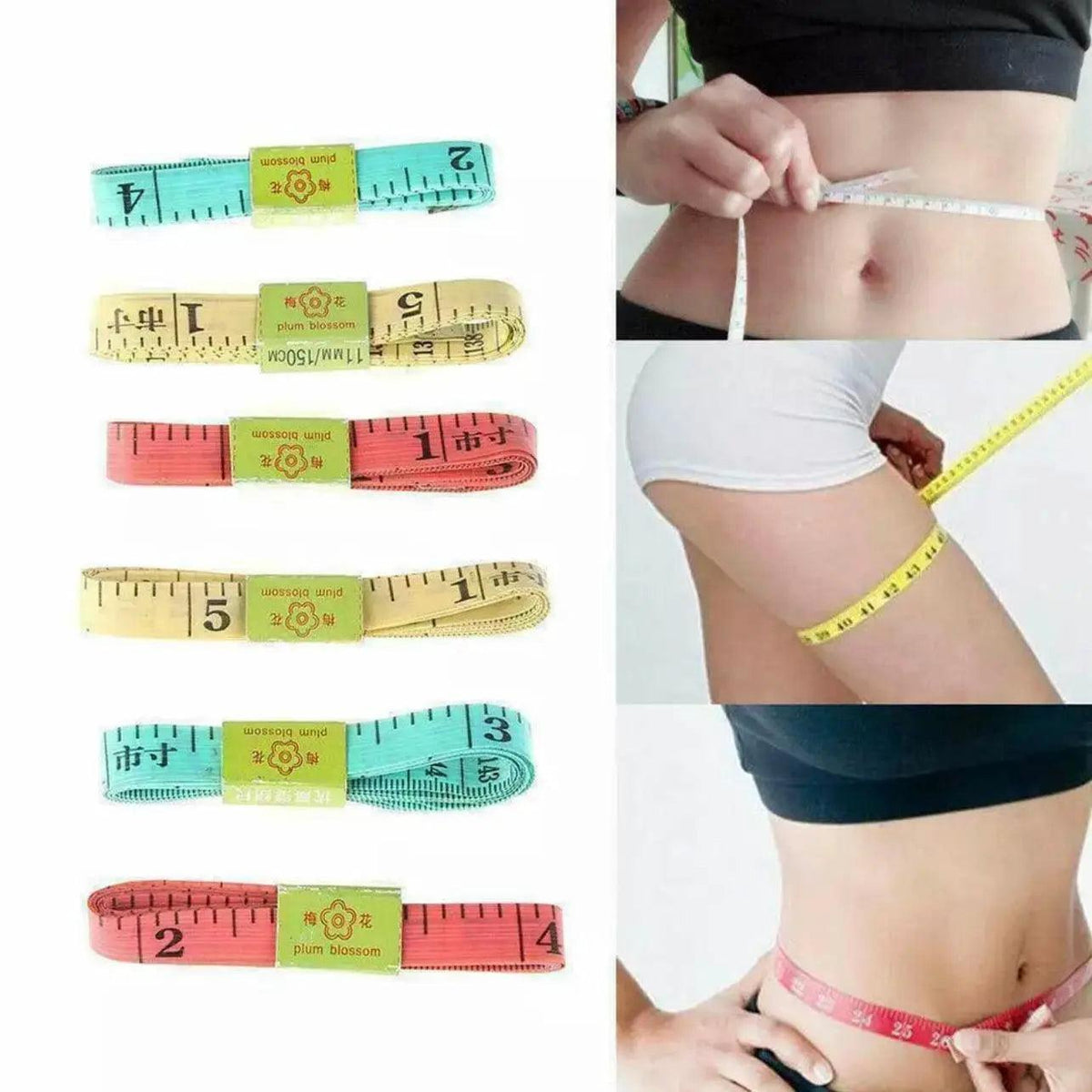 Soft Flat Sewing Tape Measure, 150 cm (60 Inches) - Pack of 6 - view 5