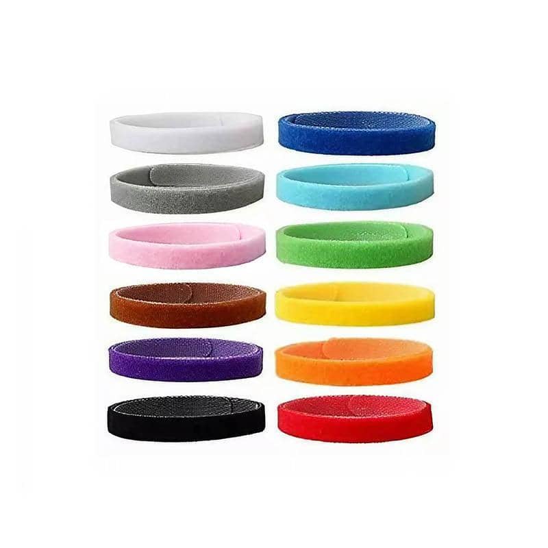 Soft Fleece Puppy and Kitten ID Collars - Pack of 12, Assorted Colours - view 2
