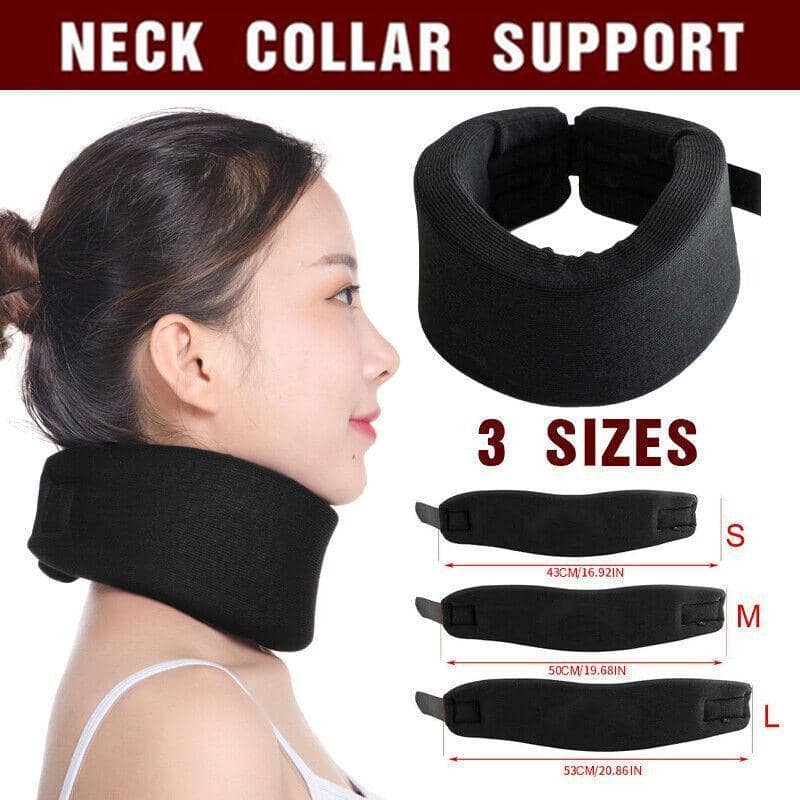 Soft Foam Neck Support Brace Collar - Black, Large (53 cm) - view 2