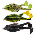 Soft Frog Fishing Lure with Spinning Twin Legs, Pack of 3 - view 2