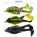 Soft Frog Fishing Lure with Spinning Twin Legs, Pack of 3 - view 3