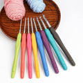 Soft Grip Crochet Hook Set, 12 Piece, Multicolour Aluminium Knitting Needles, 2 mm to 8 mm - view 3