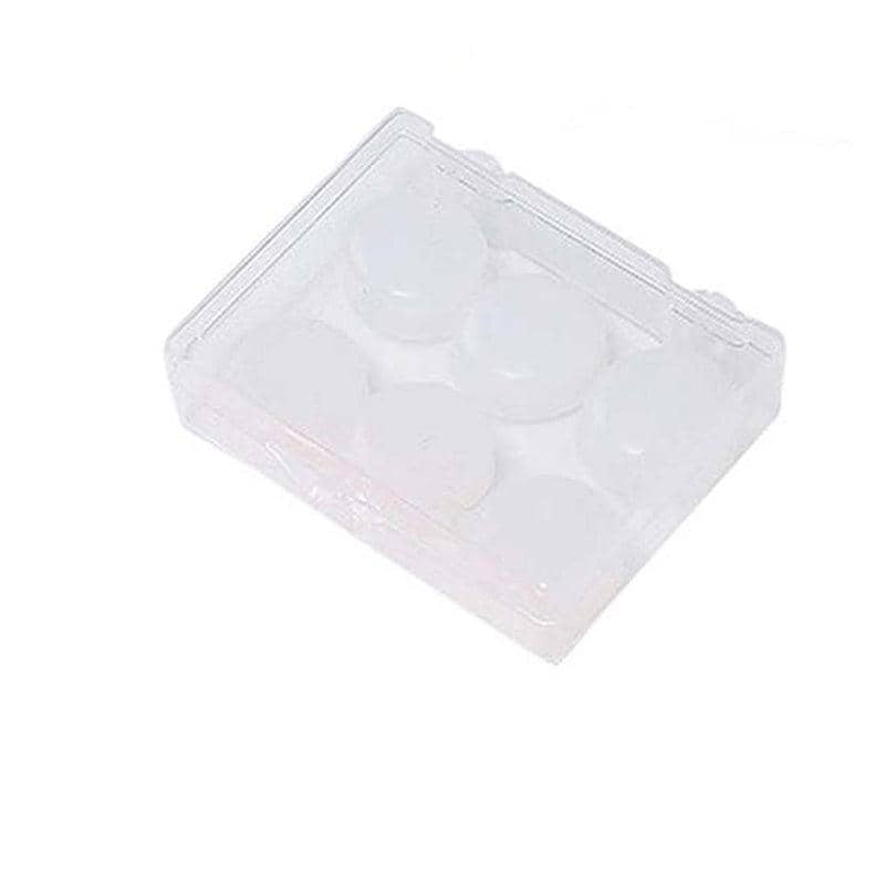 Soft Mouldable Silicone Ear Plugs, Pack of 6 (3 Pairs) - White