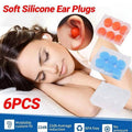 Soft Mouldable Silicone Ear Plugs, Pack of 6 (3 Pairs) - White - view 2
