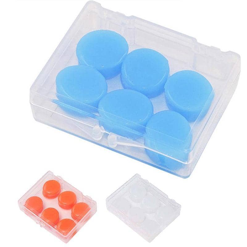 Soft Mouldable Silicone Ear Plugs, Pack of 6 (3 Pairs) - White - view 3