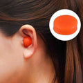 Soft Mouldable Silicone Ear Plugs, Pack of 6 (3 Pairs) - White - view 5