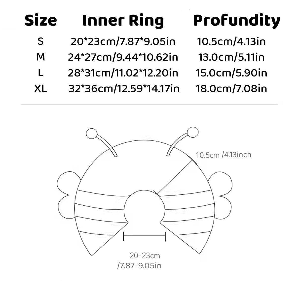 Soft Pet Recovery Collar for Cats and Dogs - Orange Carrot Design, Small (Inner Ring 20 x 23 cm) - view 4
