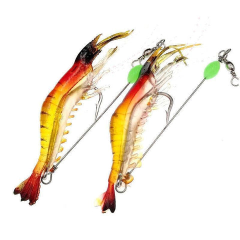 Soft Plastic Prawn Shrimp Lures, 9 cm, Pack of 10 for Bream and Flathead - view 2