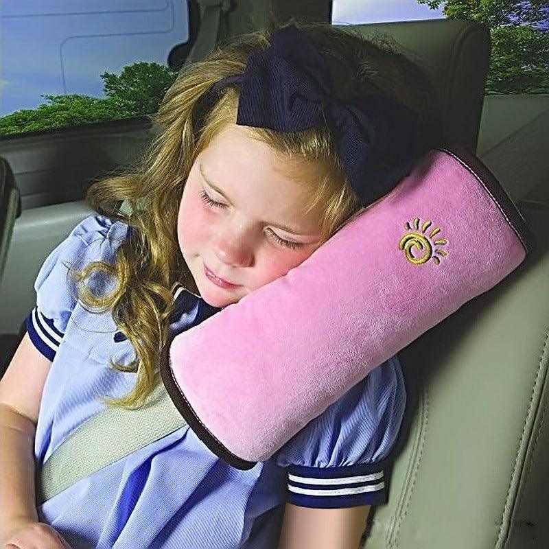 Soft Plush Car Seat Belt Shoulder Pad - Blue, Single - view 4