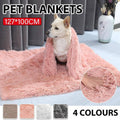 Soft Plush Dog and Cat Blanket, 127 x 100 cm - Dark Grey - view 2