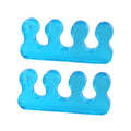 Soft Silicone Toe and Finger Separators for Pedicure - Blue, 1 Pair