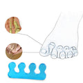Soft Silicone Toe and Finger Separators for Pedicure - Blue, 1 Pair - view 3