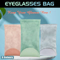 Soft Snap-Top Glasses Pouch for Sunglasses and Spectacles - Light Green - view 2