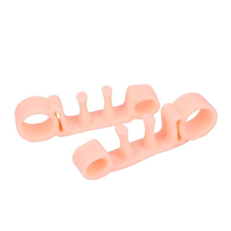 Soft Toe Separators with Four-Hole Design - 1 Pair