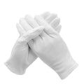 Soft White Cotton Gloves, 6 Pairs - Medium (8.5 x 19 cm) - view 3