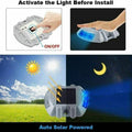 Solar LED Dock Light, Blue, IP67 Waterproof Cast Aluminium - view 4