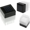 Solar LED Fence Post Light, Waterproof Square Garden Lamp - Warm White - view 3