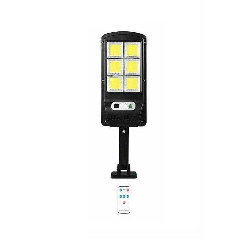 Solar LED Wall Light with Motion Sensor and Remote - 120 COB LEDs