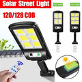 Solar LED Wall Light with Motion Sensor and Remote - 120 COB LEDs - view 2
