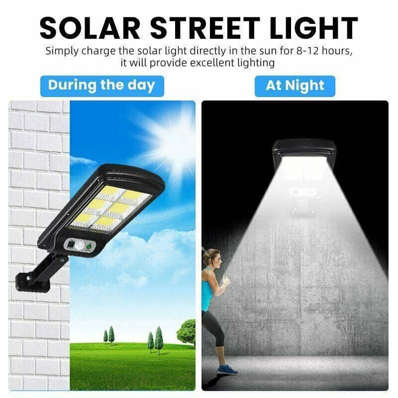 Solar LED Wall Light with Motion Sensor and Remote - 120 COB LEDs - view 4