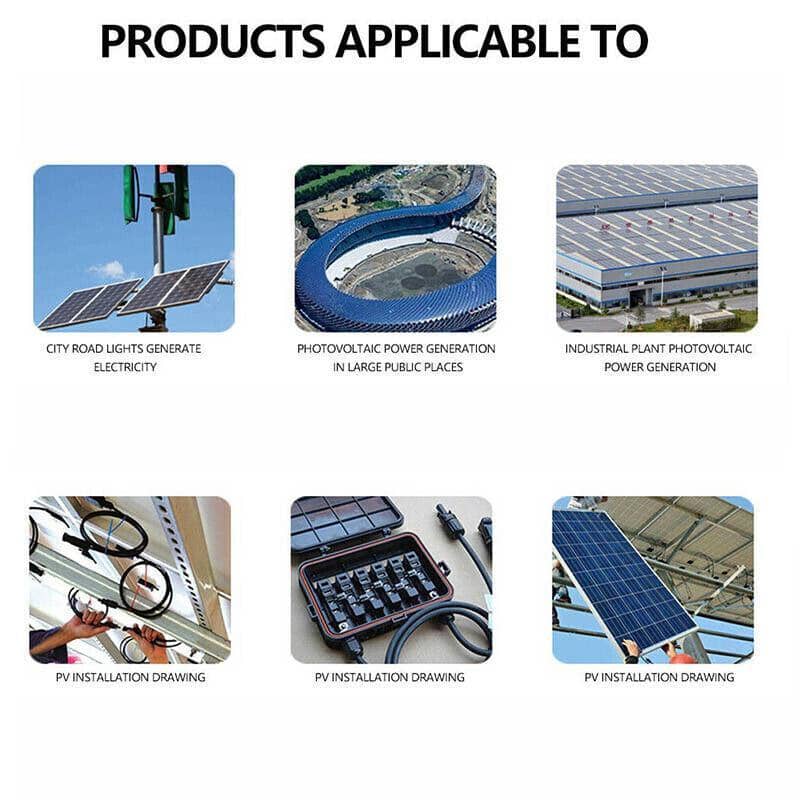 Solar Panel Y Connector with IP67 Dual Connection, 1 Pair - view 4