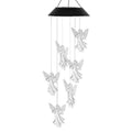 Solar Wind Chime LED Light, Colour Changing - Angel