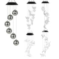 Solar Wind Chime LED Light, Colour Changing - Angel - view 3