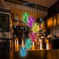 Solar Wind Chime LED Light, Colour Changing - Butterfly - view 5