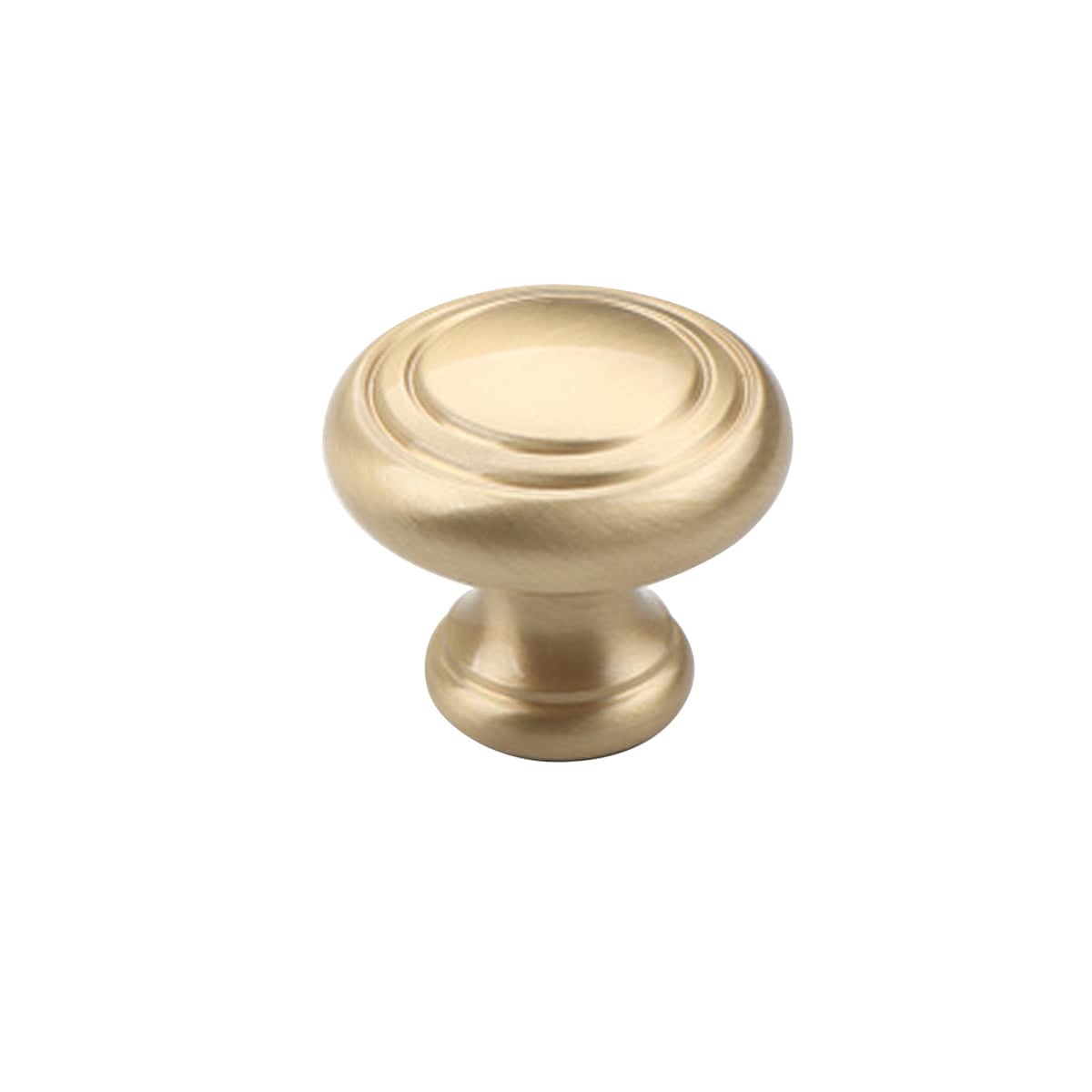 Solid Brass Cabinet Knob Drawer Pull Handle, Single Hole - 19 mm