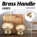 Solid Brass Cabinet Knob Drawer Pull Handle, Single Hole - 19 mm - view 2
