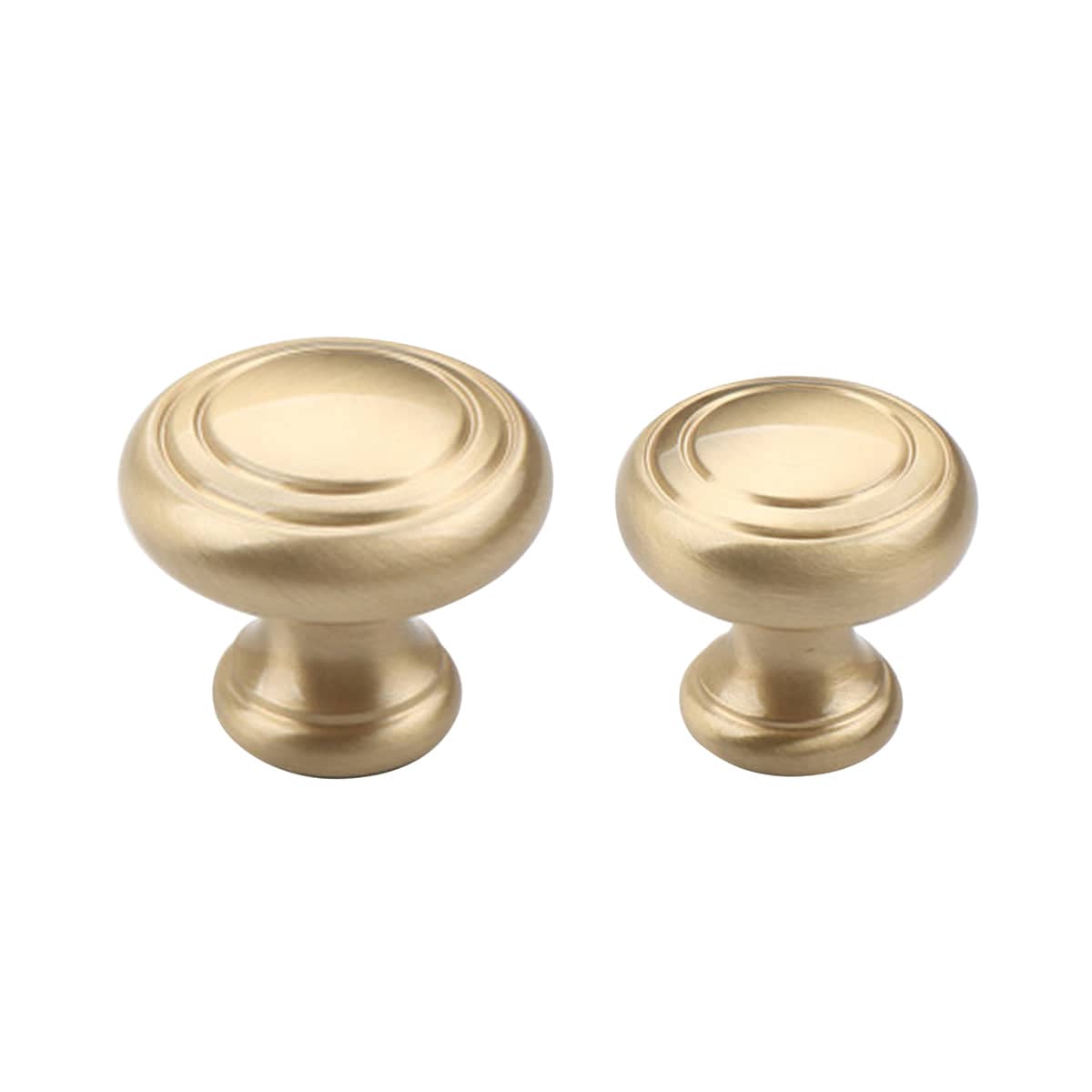 Solid Brass Cabinet Knob Drawer Pull Handle, Single Hole - 19 mm - view 3