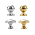 Solid Brass Cabinet Knob, Single Hole - Gold, 26mm Ball Style - view 3