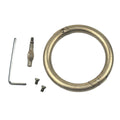 Solid Brass Cattle Nose Ring for Livestock - Small (6.4 cm)