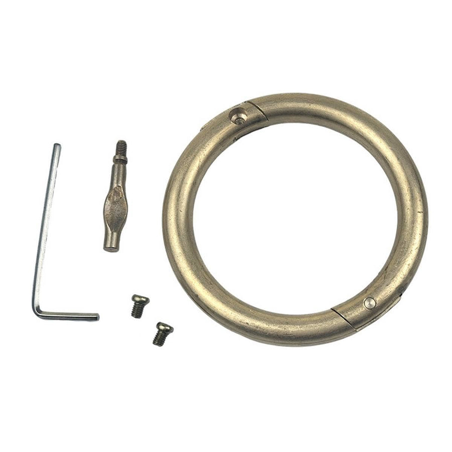 Solid Brass Cattle Nose Ring for Livestock - Small (6.4 cm)