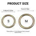 Solid Brass Cattle Nose Ring for Livestock - Small (6.4 cm) - view 3