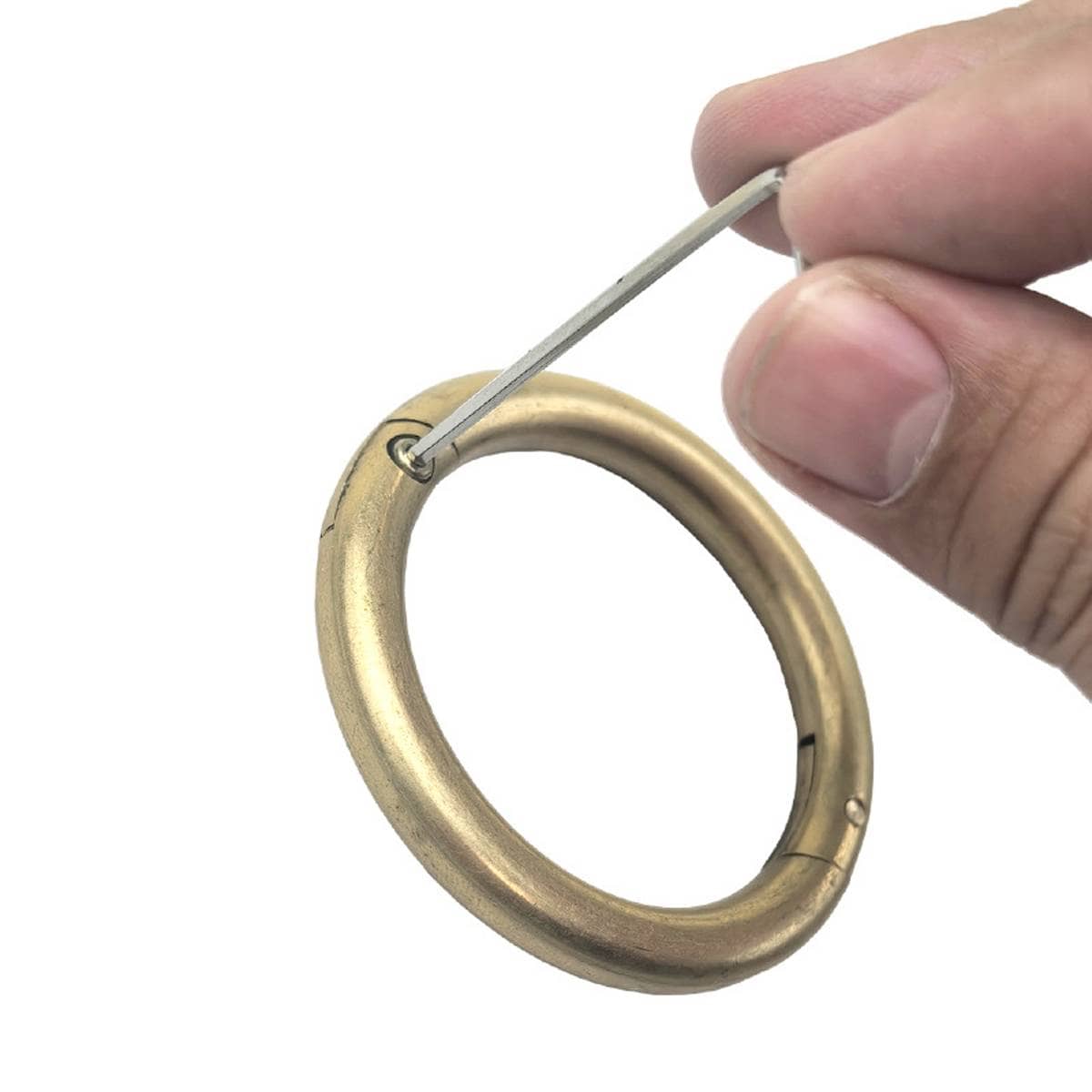 Solid Brass Cattle Nose Ring for Livestock - Small (6.4 cm) - view 5