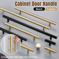 Solid Copper Cabinet Door Handle - Copper, 96mm Hole Spacing - view 2