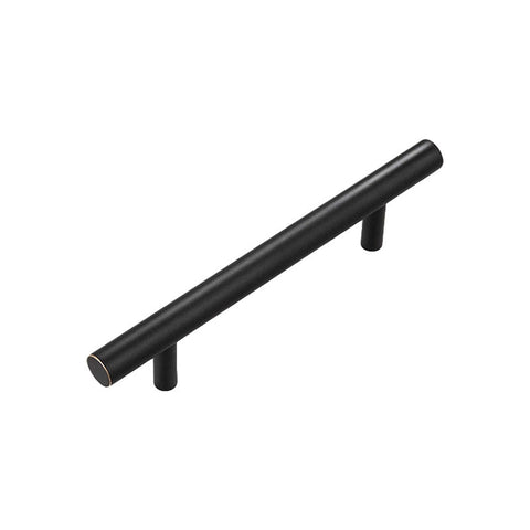 Solid Copper Cabinet Door Handle - Dark Copper, 96mm Hole Spacing