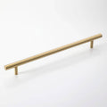 Solid Copper Furniture Drawer Pull - Copper, 224mm Hole Spacing