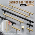 Solid Copper T-Bar Cabinet Handle - Copper, Single Hole - view 2