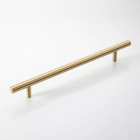 Solid Copper Wardrobe Door Handle - Copper, 192mm Hole Spacing
