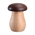 Solid Wood Mushroom Toothpick Holder - Beech and Black Walnut - view 2